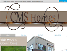 Tablet Screenshot of cmshomes.biz